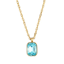 Load image into Gallery viewer, Zaria Light Blue Pendant- Knight &amp; Day Jewellery