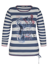 Load image into Gallery viewer, 122612- Navy/White Striped Jumper- Rabe