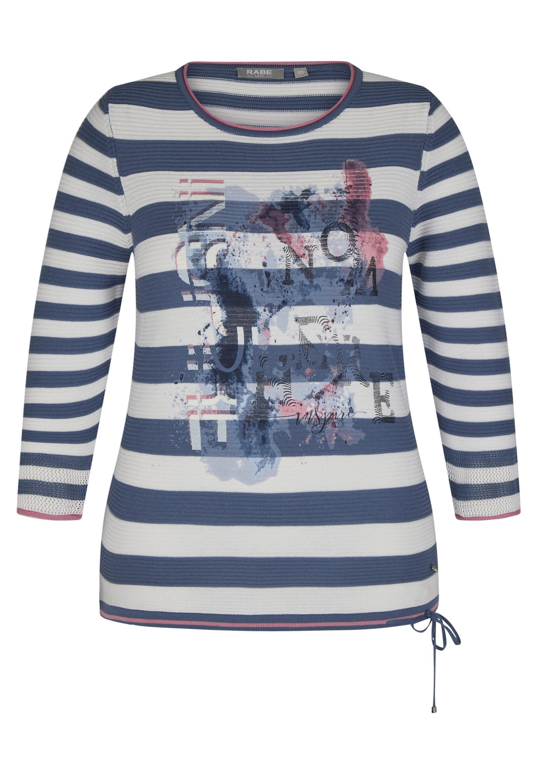 122612- Navy/White Striped Jumper- Rabe