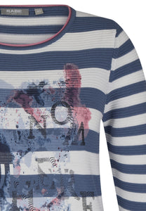 122612- Navy/White Striped Jumper- Rabe