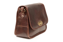 Load image into Gallery viewer, Brown Biker Bag - Tinnakeenly Leathers