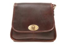 Brown Biker Bag - Tinnakeenly Leathers