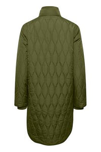 0767 - Fransa Quilted Jacket - Olive