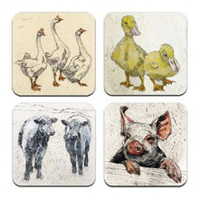 Load image into Gallery viewer, Annabel Langrish Farmyard Coaster Set