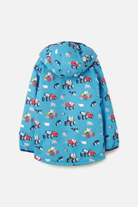 Little lighthouse- Lucas Boys Blue Farm Print Jacket