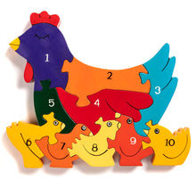 Load image into Gallery viewer, NUMBER HEN JIGSAW PUZZLE