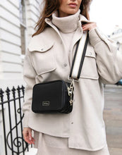 Load image into Gallery viewer, 5676- Black Soho Double Zip Bag - Alice Wheeler