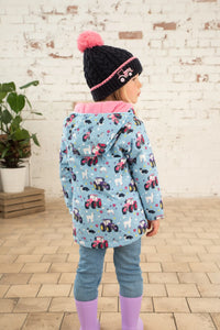 Little lighthouse- Amelia Girls Sky Farm Print Jacket