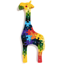 Load image into Gallery viewer, Alphabet Jigsaw - Alphabet Jigsaw Giraffe