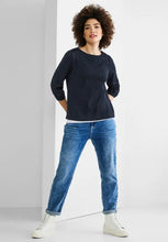 Load image into Gallery viewer, 319238- Navy 3/4 Sleeve Top- Street One