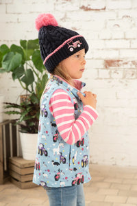 Little light house - Alex Girls Sky Farm Gilet