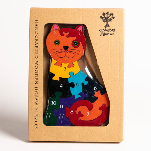 Alphabet Jigsaw - Number Cat