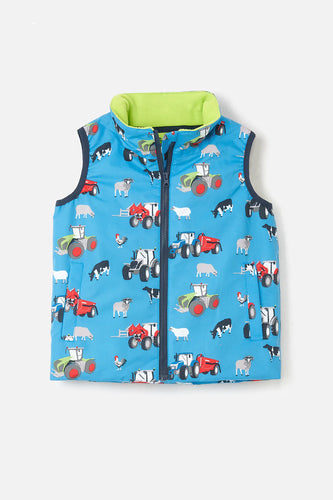 Little lighthouse- Alex Boys Blue Farm Gilet