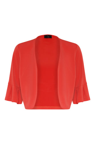 77565- Orange Bolero Jacket- Tia
