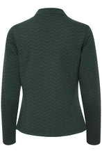 Load image into Gallery viewer, 1249- Forrest Green Zip Jacket - Fransa