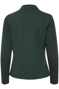 1249- Forrest Green Zip Jacket - Fransa