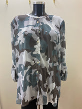 Load image into Gallery viewer, 20117 DECK Blouse with Cami Vest- Taupe