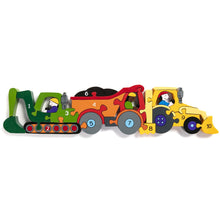 Load image into Gallery viewer, Construction Number Row Jigsaw