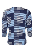 Load image into Gallery viewer, 6563- Blue/Navy Stripe Top - Sunday