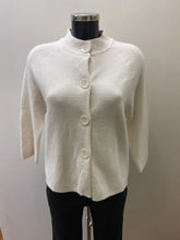 Load image into Gallery viewer, 17216 DECK Button Cardigan- Cream