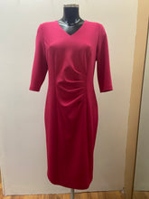 Load image into Gallery viewer, V3741- Magenta Ponte Dress - Via Veneto