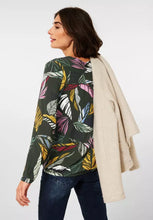 Load image into Gallery viewer, 343544- Green Leaf Print Blouse - Cecil