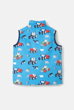 Load image into Gallery viewer, Little lighthouse- Alex Boys Blue Farm Gilet