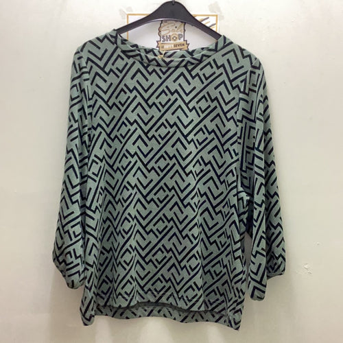 317013 Street One Jumper Green/Black