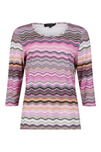 Load image into Gallery viewer, 6564- Pink Wave Top - Sunday