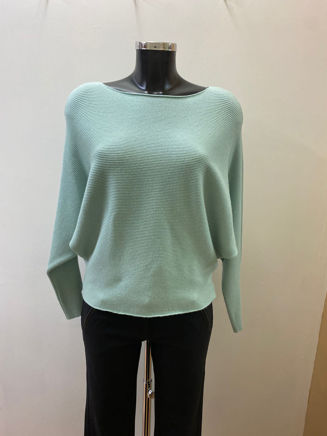 16125 DECK Ribbed Knit- Mint