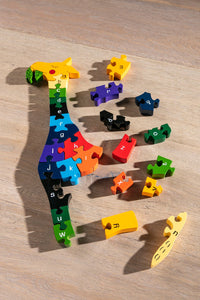 Alphabet Jigsaw - Alphabet Jigsaw Giraffe