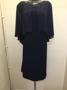 Navy Cape Dress- Personal Choice