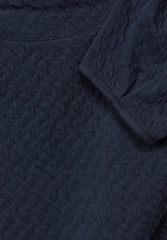 Load image into Gallery viewer, 319238- Navy 3/4 Sleeve Top- Street One