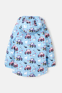 Little lighthouse- Amelia Girls Sky Farm Print Jacket