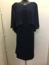 Load image into Gallery viewer, Navy Cape Dress- Personal Choice