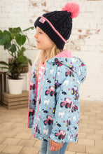 Load image into Gallery viewer, Little lighthouse- Amelia Girls Sky Farm Print Jacket