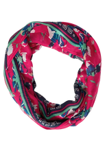 Load image into Gallery viewer, 572066- Pink Flower Loop Scarf - Cecil