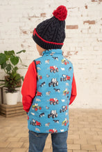 Load image into Gallery viewer, Little lighthouse- Alex Boys Blue Farm Gilet