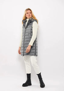 533- Silver Grey Gilet - Frandsen