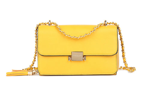 32201 - Double Zip Wallet Bag - Yellow