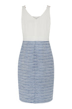 Load image into Gallery viewer, 78628- Blue &amp; Cream Dress- Tia