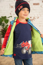 Load image into Gallery viewer, Little lighthouse- Alex Boys Blue Farm Gilet