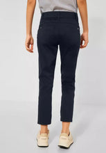 Load image into Gallery viewer, 374897- Yulius Navy Crop Trouser- Street One