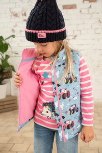 Little light house - Alex Girls Sky Farm Gilet