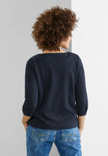 Load image into Gallery viewer, 319238- Navy 3/4 Sleeve Top- Street One