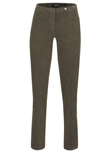 Robell Bella Trousers- Olive Cord