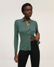 Load image into Gallery viewer, 0119- Print Collar Top - Surkana