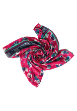 Load image into Gallery viewer, 572066- Pink Flower Loop Scarf - Cecil