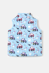 Little light house - Alex Girls Sky Farm Gilet