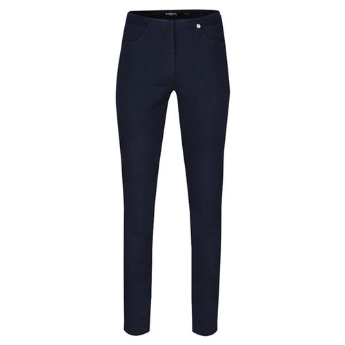 Robell Bella Trousers- Navy Denim